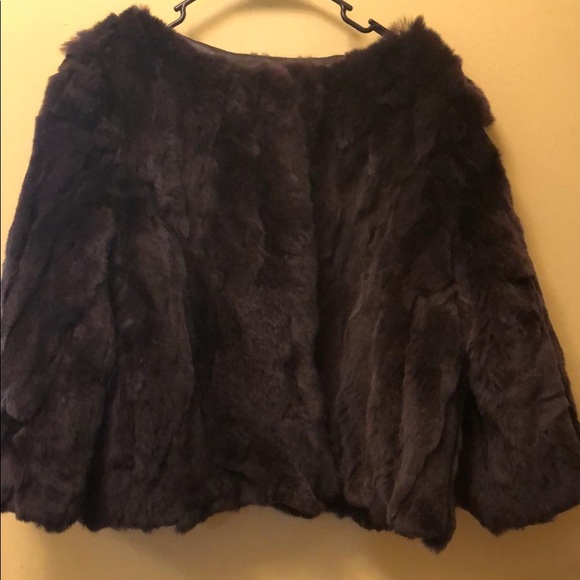 Dark Purple Short Fur Jacket! - Picture 1 of 1